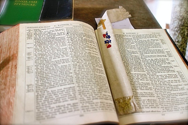Bookmark & Bible, St Mary's