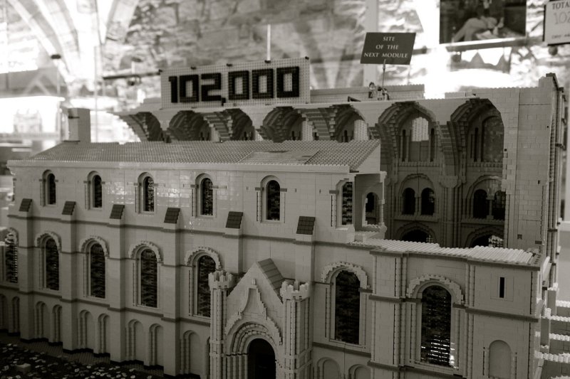 Durham Cathedral in Lego