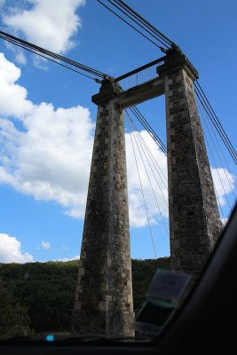 Suspension Bridge St Marien, Central France