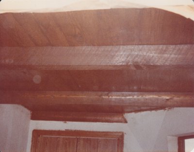 More of the stained ceiling