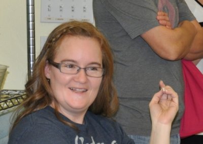 Heather enjoys the discussion