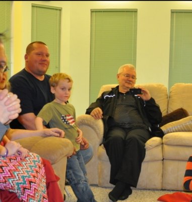 Jon, Samuel and Grandpa Gerald