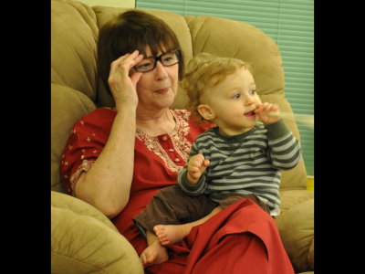 Vicki and Max share a moment.