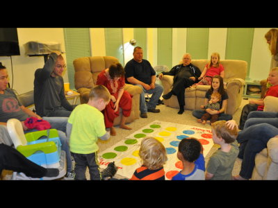 Daniel tries to regain control with a Simon Says game.