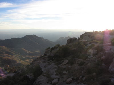 The valley below from Mt Lemmon