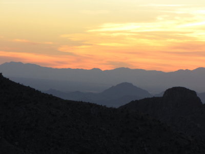 Sunset from Mt Lemmon