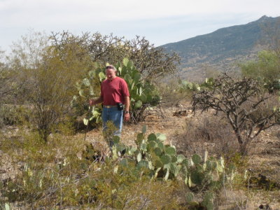 John at Saguaro National Park East, Tucson, AZ