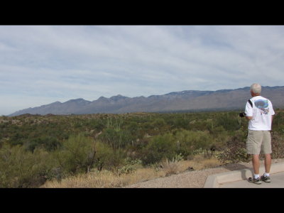 Steve overlooking the park