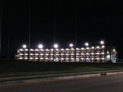 The latest craze in OKC is the TopGolf establishment. It was busy day and night.