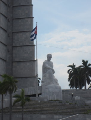 Statue of Jose Marti at Revolution Square, Havana, Cuba
He united factions to defeat Spain, but died early in the fighting.