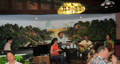 A group of young musicians performed for us
