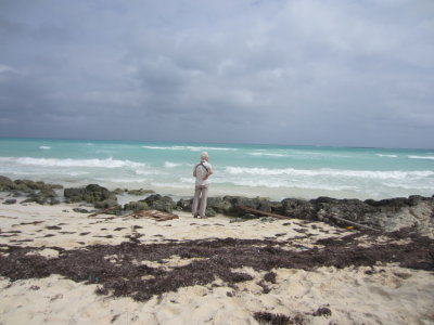 Patti contemplating the Atlantic Ocean
Cayo Paredon Grande, Cuba
March 23, 2016