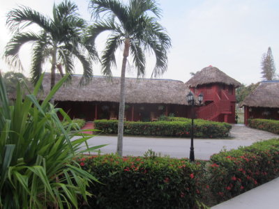 Exterior view of our lodging at La Granjita in Santa Clara, Cuba
in the morning before checking out, March 25, 2016