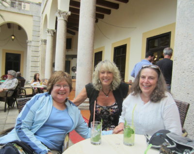 Mary, Carli and Renee on the patio at Hotel Nacional
Havana, Cuba, March 25, 2016