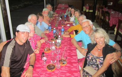 Cuba Bird Survey Group
after dinner at Hotel Nacional, Havana, Cuba
Yuri, Patti, Steve, Mary, John, Doug, Rich,
Lorraine, Renee, Marnelle, Lou, Bob and Carli
Friday, March 25, 2016