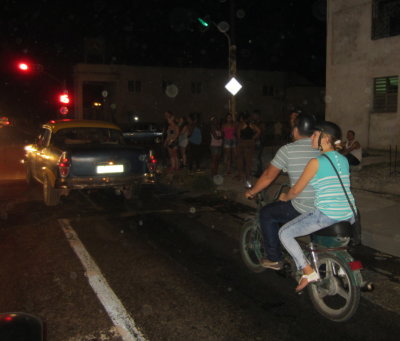 Havana, Cuba traffic
Friday night, March 25, 2016