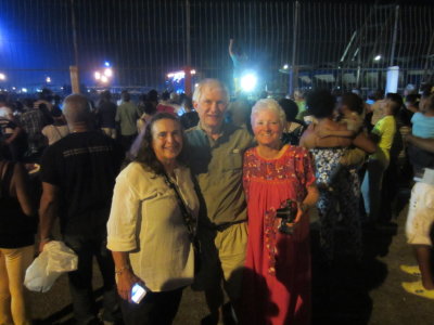 Renee, Steve and Patti at the Rolling Stones concert in Havana, Cuba
March 25, 2016
