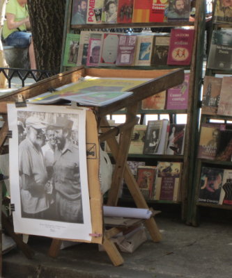 Hemingway meets Castro at a vendor stall in Old Havana, Cuba
March 26, 2016