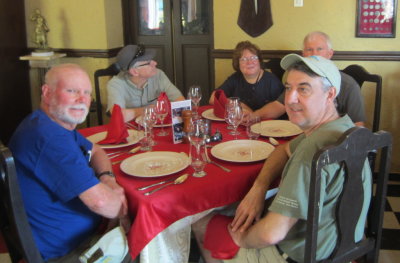 John, Rich, Mary, Doug, Steve
at La Moneda Cubana Restaurant, Old Havana, Cuba
March 26, 2016