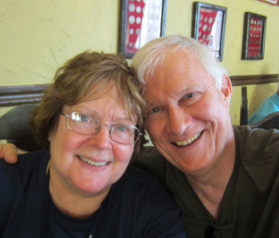 Mary and Steve at lunch at La Moneda Cubana Restaurante
Old Havana, Cuba, Saturday, March 26, 2016