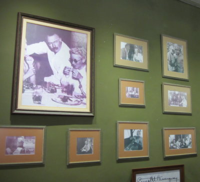 Photos of Ernest Hemingway and his signature hung on the walls.
Hotel Ambos Mundos, Havana, Cuba