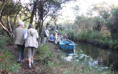 A new adventure, a boat ride in the swamp