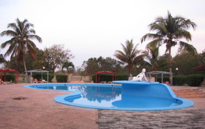 The pool at Playa Larga Hotel