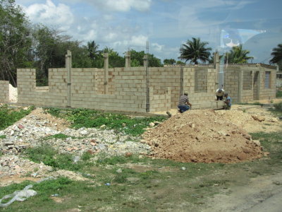 Construction in Playa Larga, Cuba