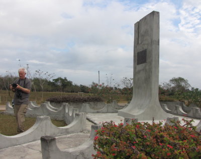 Nearby was a monument to Cubans killed during the Bay of Pigs invasion.