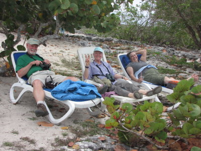 John, Patti and Renee took some time to relax as well.