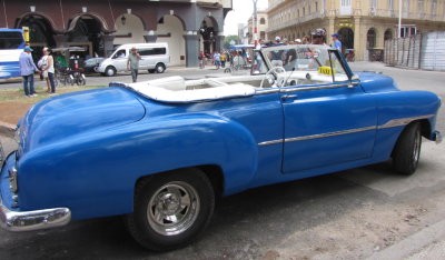 One of many vintage taxis around Parque Central
Old Havana, Cuba