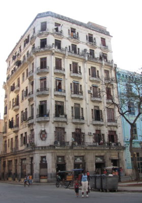 Old building off Parque Central, Old Havana, Cuba