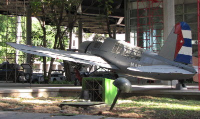 Airplane exhibit at Granma Pavilion