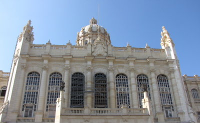The upper front of the Museum of the Revolution
Former Presidential Palace, Old Havana, Cuba