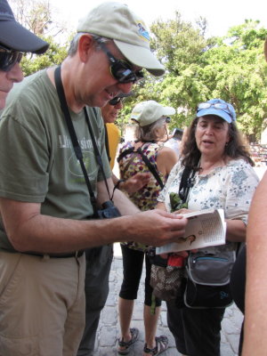 Doug found a book on birds.