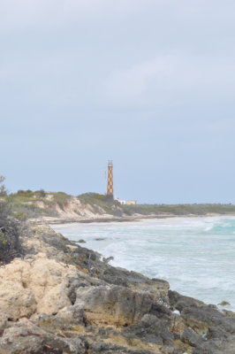 The lighthouse from the beach