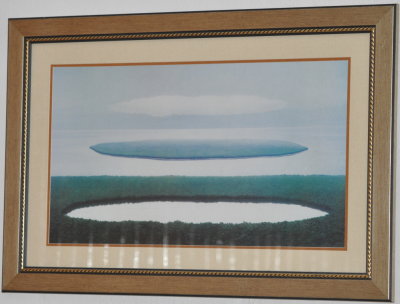 A Magritte print in our room?