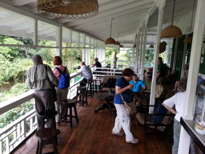 Asa Wright Nature Center veranda