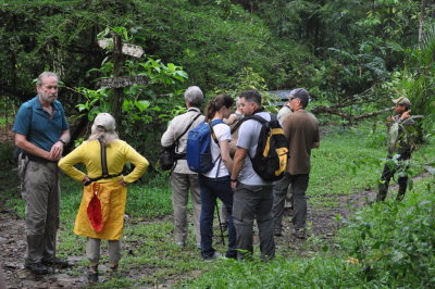 Our group on the trail to the Oilbirds