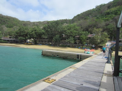 Blue Waters Inn from the pier