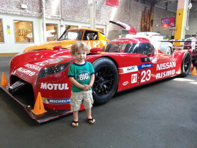 And the big red race car.