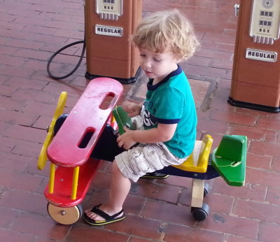Max found a smaller plane to try.