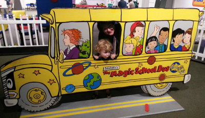 Max and Grandma on the bus