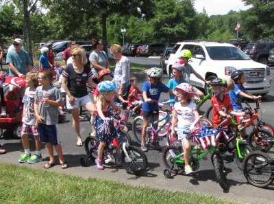Paraders assembled
