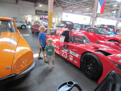 Pierce and Max liked the race cars in particular.