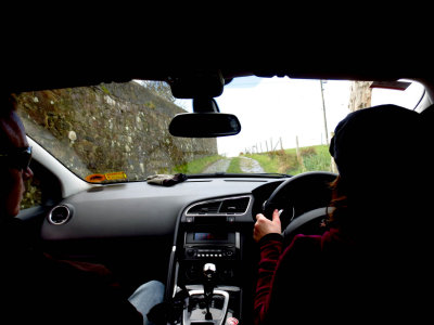 Driving on Achill Island,