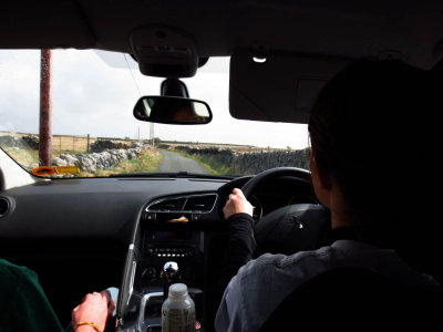 Driving, Burren - Co. Clare