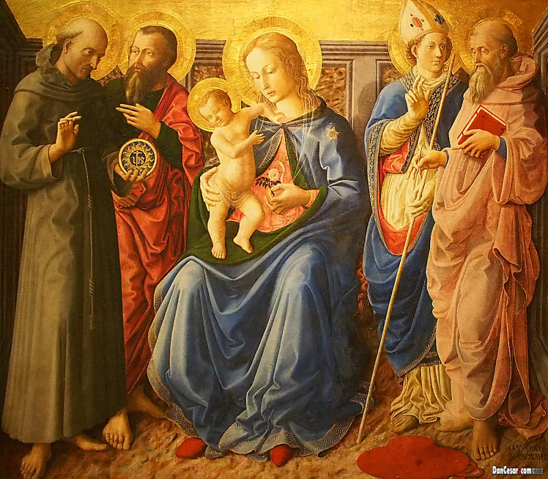 Virgin and Child Enthroned with Saints, (c.1470)