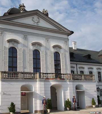 Guards at the Grassalkovich Palace