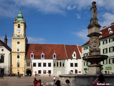 Main Square in Old Town Bratislava